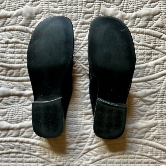 Franco Sarto – Black Fur mules/slide – 8.5M - Picture 3 of 4